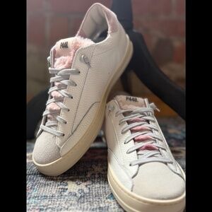 P448 WOMENS JOHN BLOSSOM PINK SNEAKERS SZ 9